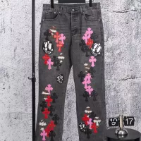 Cheap Chrome Hearts Jeans For Men #1384174 Replica Wholesale [$68.00 USD] [ITEM#1384174] on Replica Chrome Hearts Jeans