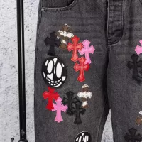 Cheap Chrome Hearts Jeans For Men #1384174 Replica Wholesale [$68.00 USD] [ITEM#1384174] on Replica Chrome Hearts Jeans