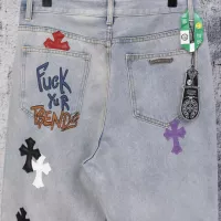Cheap Chrome Hearts Jeans For Men #1384176 Replica Wholesale [$64.00 USD] [ITEM#1384176] on Replica Chrome Hearts Jeans