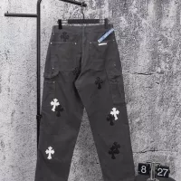 Cheap Chrome Hearts Jeans For Men #1384177 Replica Wholesale [$68.00 USD] [ITEM#1384177] on Replica Chrome Hearts Jeans