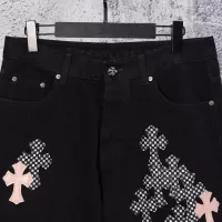 Cheap Chrome Hearts Jeans For Men #1384178 Replica Wholesale [$64.00 USD] [ITEM#1384178] on Replica Chrome Hearts Jeans