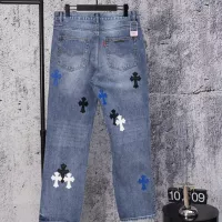 Cheap Chrome Hearts Jeans For Men #1384179 Replica Wholesale [$60.00 USD] [ITEM#1384179] on Replica Chrome Hearts Jeans