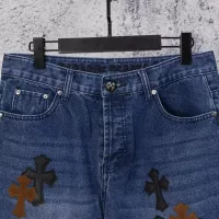 Cheap Chrome Hearts Jeans For Men #1384180 Replica Wholesale [$64.00 USD] [ITEM#1384180] on Replica Chrome Hearts Jeans