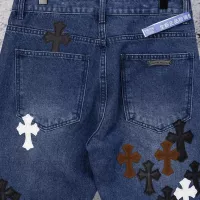 Cheap Chrome Hearts Jeans For Men #1384180 Replica Wholesale [$64.00 USD] [ITEM#1384180] on Replica Chrome Hearts Jeans