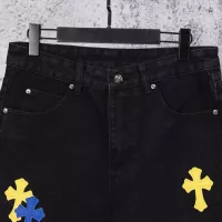 Cheap Chrome Hearts Jeans For Men #1384181 Replica Wholesale [$64.00 USD] [ITEM#1384181] on Replica Chrome Hearts Jeans