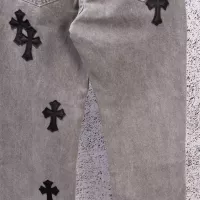 Cheap Chrome Hearts Jeans For Men #1384194 Replica Wholesale [$56.00 USD] [ITEM#1384194] on Replica Chrome Hearts Jeans