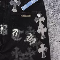 Cheap Chrome Hearts Jeans For Men #1384195 Replica Wholesale [$64.00 USD] [ITEM#1384195] on Replica Chrome Hearts Jeans