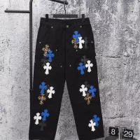 Cheap Chrome Hearts Jeans For Men #1384196 Replica Wholesale [$68.00 USD] [ITEM#1384196] on Replica Chrome Hearts Jeans