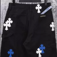 Cheap Chrome Hearts Jeans For Men #1384201 Replica Wholesale [$64.00 USD] [ITEM#1384201] on Replica Chrome Hearts Jeans