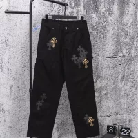 Cheap Chrome Hearts Jeans For Men #1384204 Replica Wholesale [$64.00 USD] [ITEM#1384204] on Replica Chrome Hearts Jeans