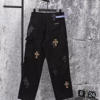 Cheap Chrome Hearts Jeans For Men #1384204 Replica Wholesale [$64.00 USD] [ITEM#1384204] on Replica Chrome Hearts Jeans