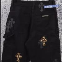 Cheap Chrome Hearts Jeans For Men #1384204 Replica Wholesale [$64.00 USD] [ITEM#1384204] on Replica Chrome Hearts Jeans