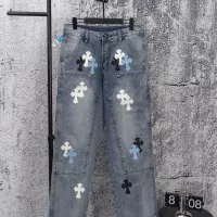 Cheap Chrome Hearts Jeans For Men #1384206 Replica Wholesale [$68.00 USD] [ITEM#1384206] on Replica Chrome Hearts Jeans