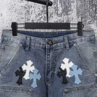 Cheap Chrome Hearts Jeans For Men #1384206 Replica Wholesale [$68.00 USD] [ITEM#1384206] on Replica Chrome Hearts Jeans
