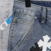 Cheap Chrome Hearts Jeans For Men #1384206 Replica Wholesale [$68.00 USD] [ITEM#1384206] on Replica Chrome Hearts Jeans