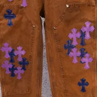 Cheap Chrome Hearts Jeans For Men #1384209 Replica Wholesale [$68.00 USD] [ITEM#1384209] on Replica Chrome Hearts Jeans