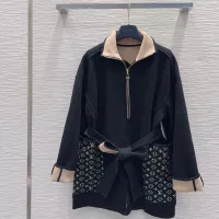 Cheap Louis Vuitton LV Coats Long Sleeved For Women #1384393 Replica Wholesale [$130.00 USD] [ITEM#1384393] on Replica Louis Vuitton LV Coats