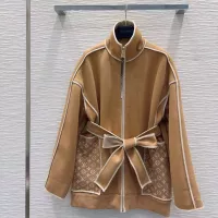 Cheap Louis Vuitton LV Coats Long Sleeved For Women #1384394 Replica Wholesale [$130.00 USD] [ITEM#1384394] on Replica Louis Vuitton LV Coats