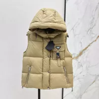 Cheap Prada Down Feather Coat Sleeveless For Women #1384395 Replica Wholesale [$108.00 USD] [ITEM#1384395] on Replica Prada Down Feather Coat