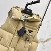 Cheap Prada Down Feather Coat Sleeveless For Women #1384395 Replica Wholesale [$108.00 USD] [ITEM#1384395] on Replica Prada Down Feather Coat