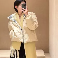 Cheap Burberry Down Feather Coat Long Sleeved For Women #1384401 Replica Wholesale [$180.00 USD] [ITEM#1384401] on Replica Burberry Down Feather Coat