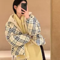 Cheap Burberry Down Feather Coat Long Sleeved For Women #1384401 Replica Wholesale [$180.00 USD] [ITEM#1384401] on Replica Burberry Down Feather Coat