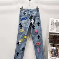 Cheap Chrome Hearts Jeans For Men #1384450 Replica Wholesale [$76.00 USD] [ITEM#1384450] on Replica Chrome Hearts Jeans
