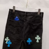 Cheap Chrome Hearts Jeans For Men #1384452 Replica Wholesale [$60.00 USD] [ITEM#1384452] on Replica Chrome Hearts Jeans