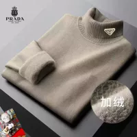 Cheap Prada Sweaters Long Sleeved For Men #1384514 Replica Wholesale [$48.00 USD] [ITEM#1384514] on Replica Prada Sweaters