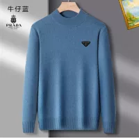Cheap Prada Sweaters Long Sleeved For Men #1384555 Replica Wholesale [$42.00 USD] [ITEM#1384555] on Replica Prada Sweaters