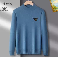 Cheap Armani Sweaters Long Sleeved For Men #1384687 Replica Wholesale [$42.00 USD] [ITEM#1384687] on Replica Armani Sweaters