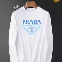 Cheap Prada T-Shirts Long Sleeved For Unisex #1385002 Replica Wholesale [$34.00 USD] [ITEM#1385002] on Replica Prada T-Shirts