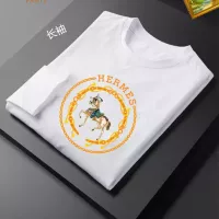 Cheap Hermes T-Shirts Long Sleeved For Unisex #1385037 Replica Wholesale [$34.00 USD] [ITEM#1385037] on Replica Hermes T-Shirts