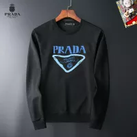 Cheap Prada Hoodies Long Sleeved For Men #1385253 Replica Wholesale [$40.00 USD] [ITEM#1385253] on Replica Prada Hoodies