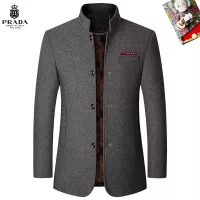 Cheap Prada Coat Long Sleeved For Men #1385446 Replica Wholesale [$80.00 USD] [ITEM#1385446] on Replica Prada Coat