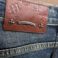 Cheap Chrome Hearts Jeans For Men #1385911 Replica Wholesale [$48.00 USD] [ITEM#1385911] on Replica Chrome Hearts Jeans