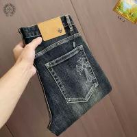 Cheap Chrome Hearts Jeans For Men #1385918 Replica Wholesale [$48.00 USD] [ITEM#1385918] on Replica Chrome Hearts Jeans