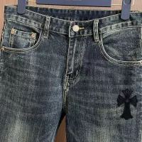 Cheap Chrome Hearts Jeans For Men #1385918 Replica Wholesale [$48.00 USD] [ITEM#1385918] on Replica Chrome Hearts Jeans