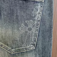 Cheap Chrome Hearts Jeans For Men #1385921 Replica Wholesale [$48.00 USD] [ITEM#1385921] on Replica Chrome Hearts Jeans