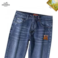 Cheap Hermes Jeans For Men #1385952 Replica Wholesale [$48.00 USD] [ITEM#1385952] on Replica Hermes Jeans