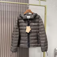 Cheap MIU MIU Down Feather Coat Long Sleeved For Women #1386142 Replica Wholesale [$160.00 USD] [ITEM#1386142] on Replica MIU MIU Down Feather Coat