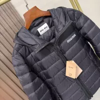 Cheap MIU MIU Down Feather Coat Long Sleeved For Women #1386143 Replica Wholesale [$160.00 USD] [ITEM#1386143] on Replica MIU MIU Down Feather Coat