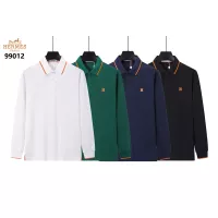 Cheap Hermes T-Shirts Long Sleeved For Men #1386251 Replica Wholesale [$40.00 USD] [ITEM#1386251] on Replica Hermes T-Shirts