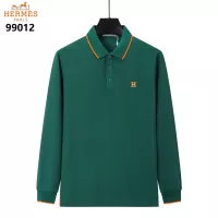 Cheap Hermes T-Shirts Long Sleeved For Men #1386252 Replica Wholesale [$40.00 USD] [ITEM#1386252] on Replica Hermes T-Shirts