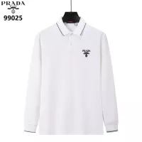Cheap Prada T-Shirts Long Sleeved For Men #1386264 Replica Wholesale [$40.00 USD] [ITEM#1386264] on Replica Prada T-Shirts