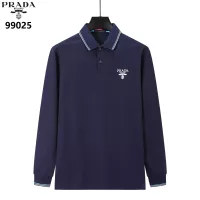Cheap Prada T-Shirts Long Sleeved For Men #1386265 Replica Wholesale [$40.00 USD] [ITEM#1386265] on Replica Prada T-Shirts