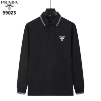 Cheap Prada T-Shirts Long Sleeved For Men #1386266 Replica Wholesale [$40.00 USD] [ITEM#1386266] on Replica Prada T-Shirts