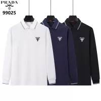 Cheap Prada T-Shirts Long Sleeved For Men #1386266 Replica Wholesale [$40.00 USD] [ITEM#1386266] on Replica Prada T-Shirts