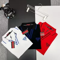 Cheap Prada T-Shirts Short Sleeved For Men #1386642 Replica Wholesale [$38.00 USD] [ITEM#1386642] on Replica Prada T-Shirts