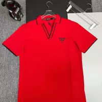 Cheap Prada T-Shirts Short Sleeved For Men #1386643 Replica Wholesale [$38.00 USD] [ITEM#1386643] on Replica Prada T-Shirts